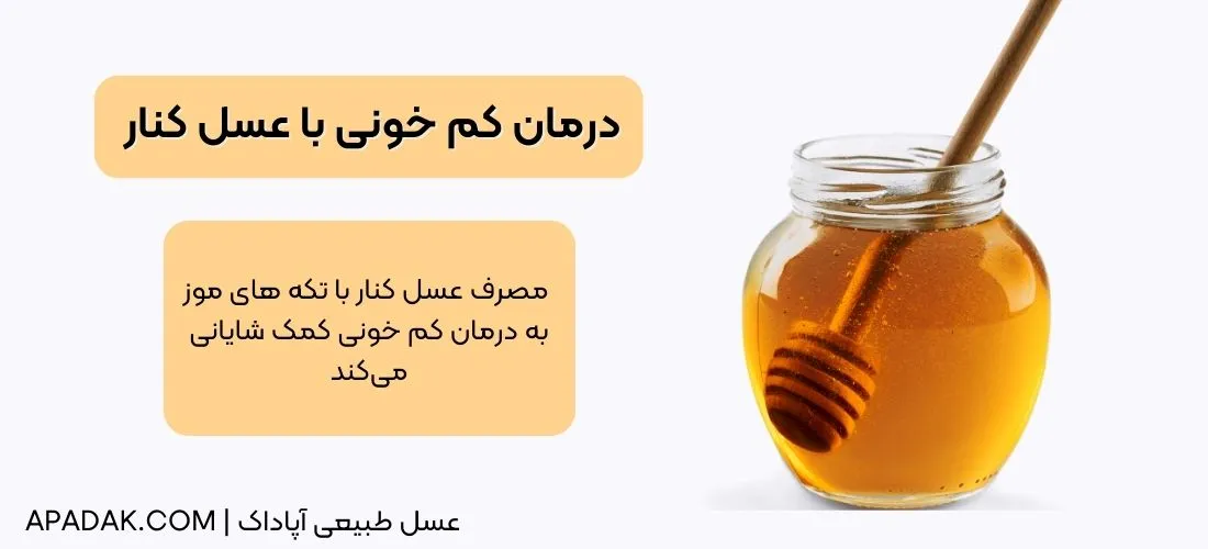 درمان کم خونی با عسل سدر